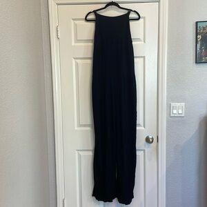 Michaell stars size M black wide leg jumpsuit w/pockets. Holiday party ready